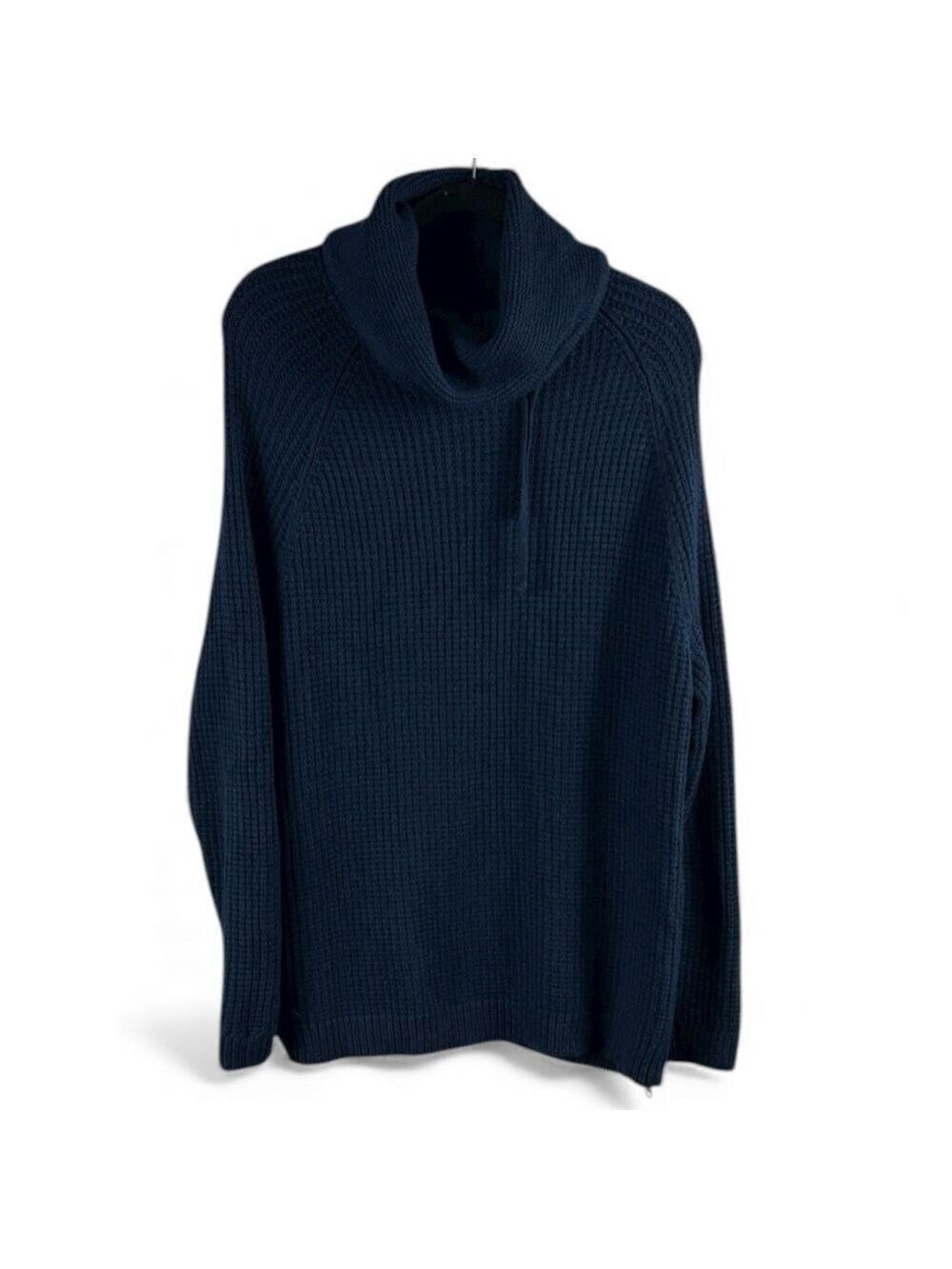 Athleta Borealis Cowl Neck Chunky Wool Knit Side Zip Sweater Size XL - Picture 2 of 9